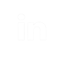 Linkedin logo bianco
