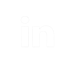 Linkedin logo bianco
